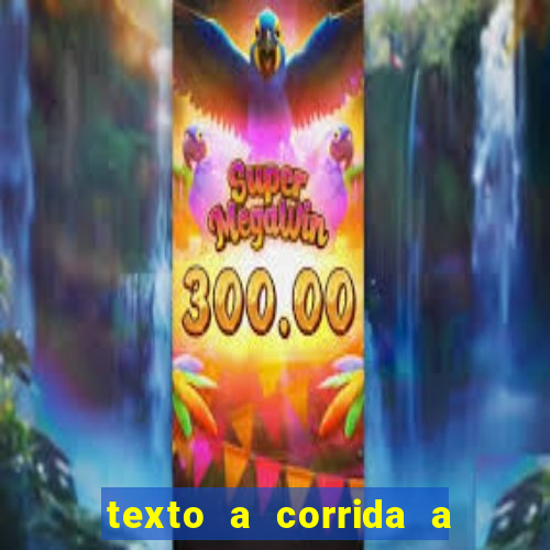 texto a corrida a lagarta lili